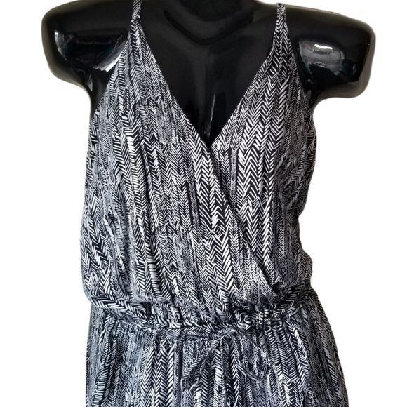 Splendid Black & White Arrow Jumpsuit S - Picture 3 of 16